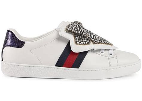 gucci ace bow lace|gucci ace sneakers women.